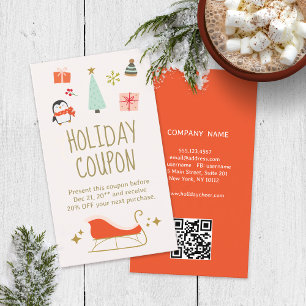 Holiday Discount Coupon Promotional
