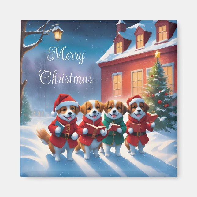 Holiday Dogs Magnet (Front)