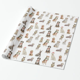 Holiday Dogs Wrapping Paper