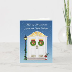 Holiday Door, New Home, Greeting Card