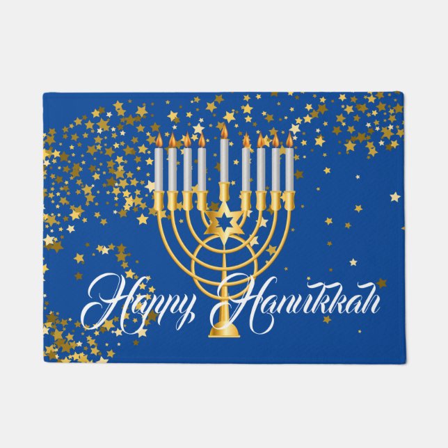 Holiday Doormat-Happy Hanukkah Doormat (Front)