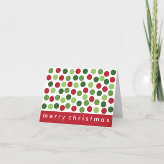 Holiday Dots Christmas Card