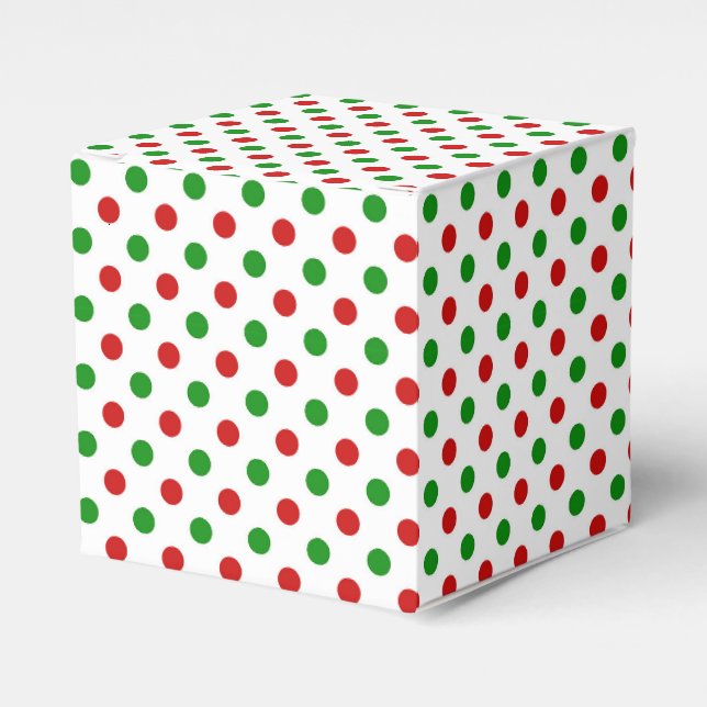 Holiday Dots Favour Box (Front Side)