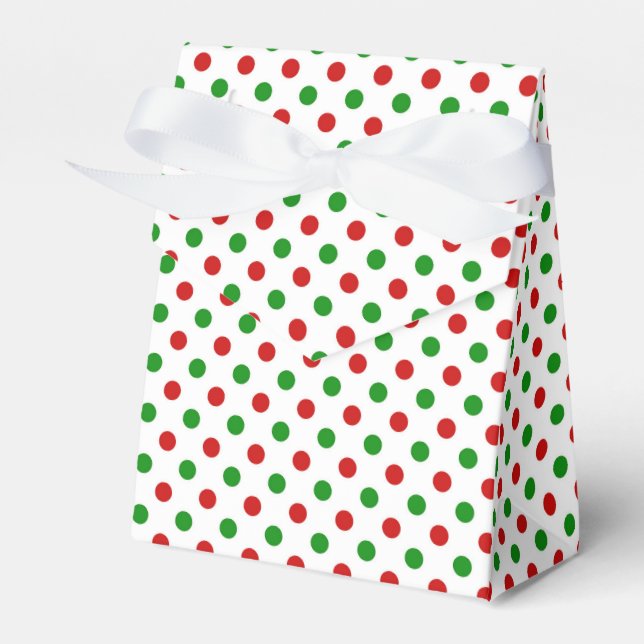 Holiday Dots Favour Box (Front Side)