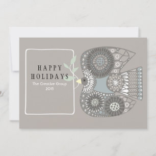 HOLIDAY DOVE of PEACE Greeting Card