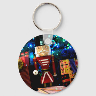 Holiday Drummer Key Ring