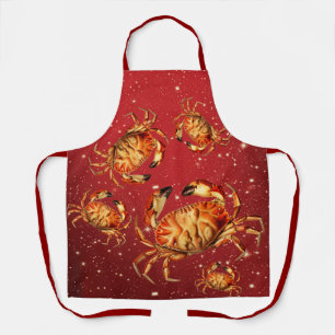 Holiday Dungeness Crabs   Apron