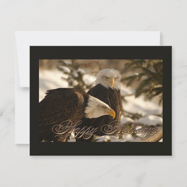 Holiday Eagles Card (Front)