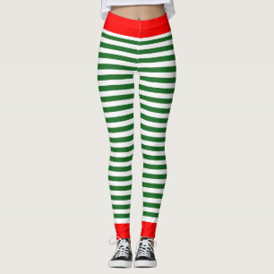 Holiday Elf Leggings - Christmas Elf Costume Pants