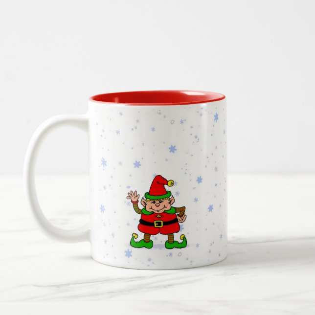 Holiday Elf Mug (Left)