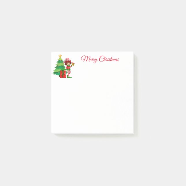Holiday Elf Post-it-Notes Post-it Notes (Front)