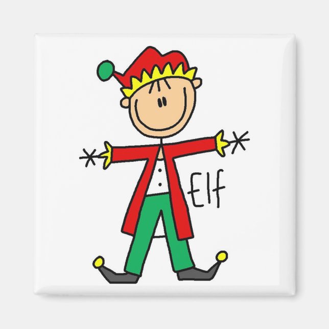 Holiday Elf T-shirts and Gifts Magnet (Front)