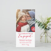 Holiday Engagement Photo Card (Standing Front)