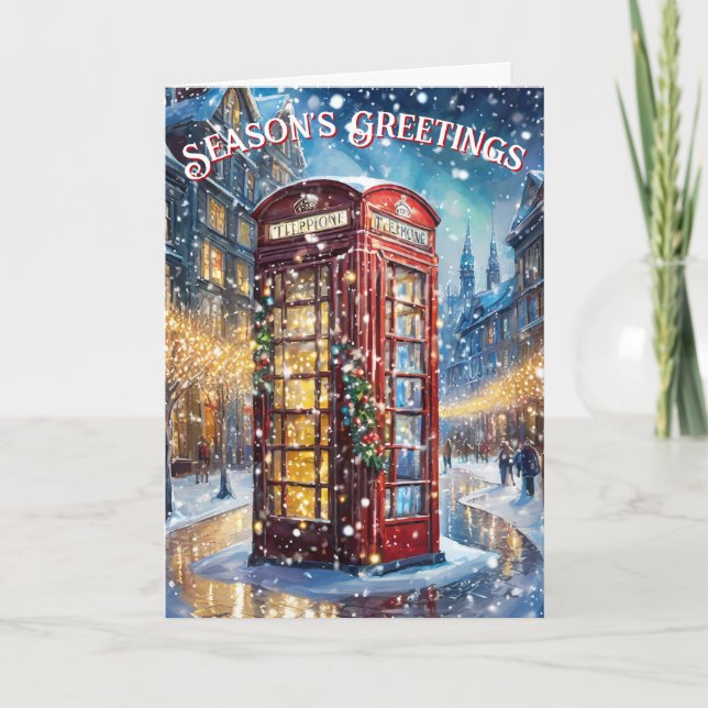 Holiday English Phone Booth (Front)