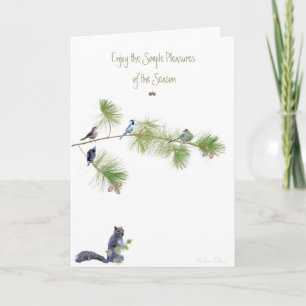 Holiday: Enjoy the Simple Pleasures of the Season Holiday Card