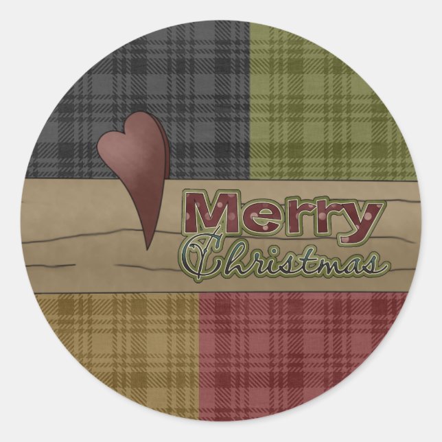 Holiday Envelope Seals Stickers (Front)