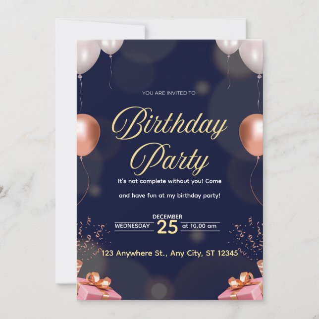 Holiday Event Invite (Front)