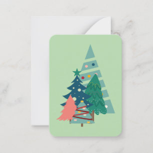 Holiday Evergreens Design Card