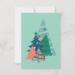 Holiday Evergreens Design Invitation