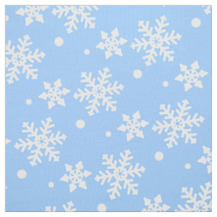 Holiday Fabric Christmas Snowflake Fabrics Custom