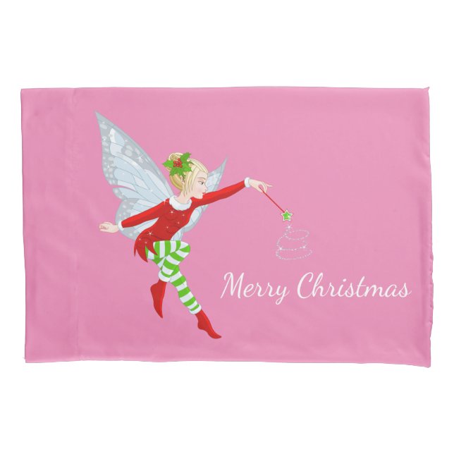 Holiday Fairy Pillowcase (Front)