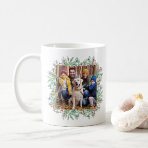 Holiday family Custom Christmas photo gift Coffee Mug