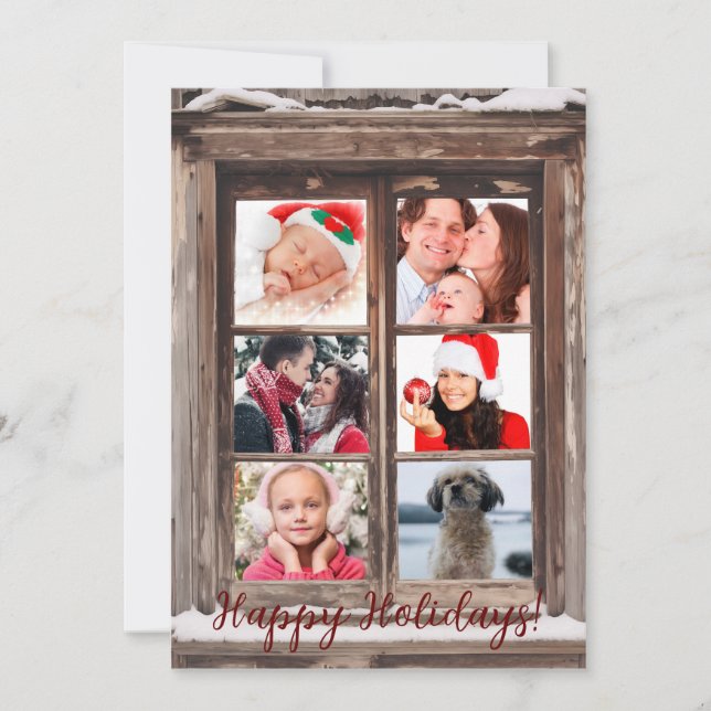 Holiday Farmhouse Winter Window 6 Picture (Front)