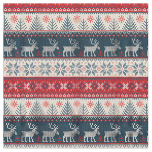 Ugly Christmas Fabric | Zazzle