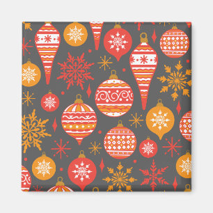 Holiday Faux Knit Pattern Christmas Personalised Magnet