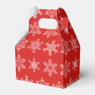 Holiday Favour Treat Box-Snowflakes Box
