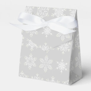 Holiday Favour Treat Box-Snowflakes Favour Box
