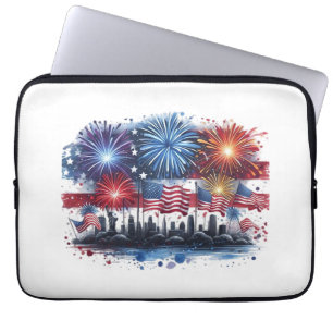 Holiday Firework Classic Laptop Sleeve