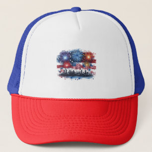 Holiday Firework Classic Trucker Hat