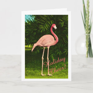 Holiday Flamingo Card
