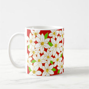 Holiday Flowers Coffee Mug