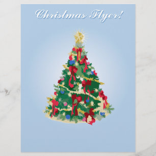 Holiday Flyer: Colourful Christmas Tree Flyer