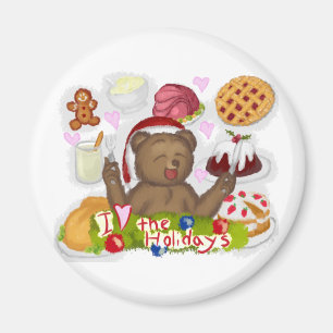 Holiday Food Magnet