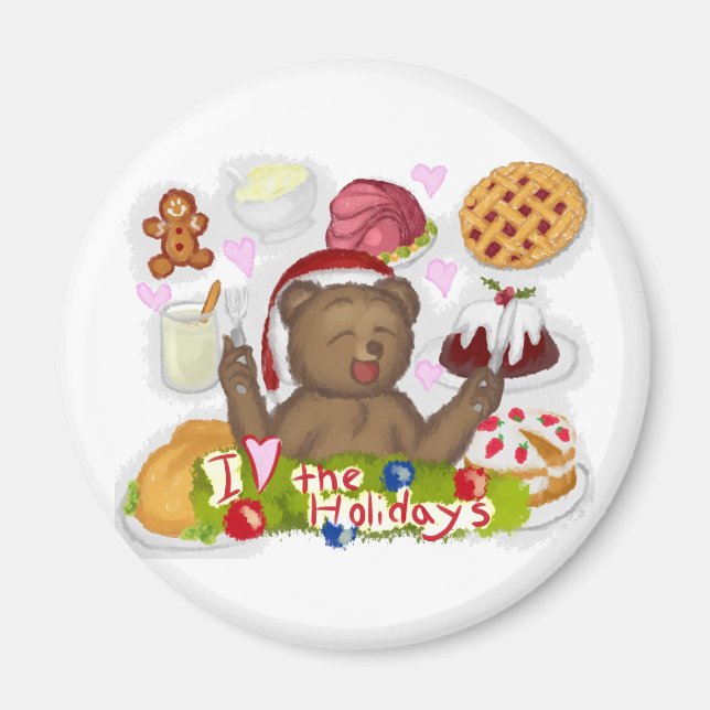 Holiday Food Magnet (Front)