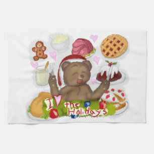 Holiday Food Tea Towel