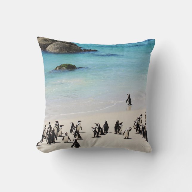 Holiday For Penguins Cushion (Front)