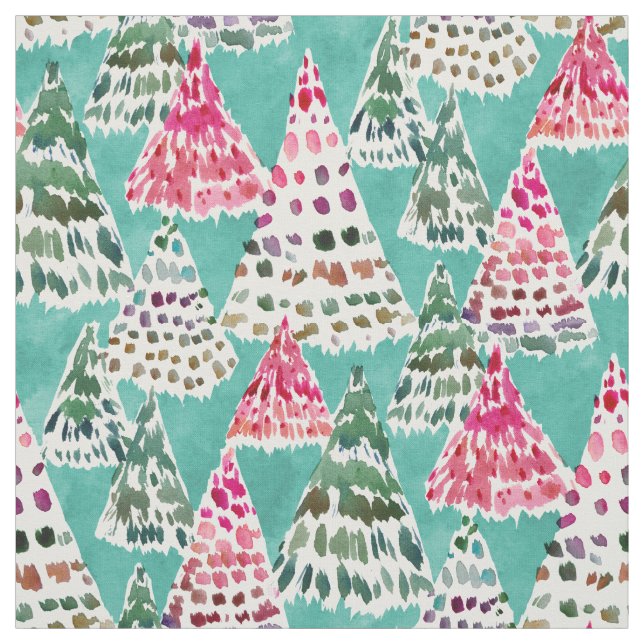 HOLIDAY FOREST Christmas Trees Fabric (Swatch)