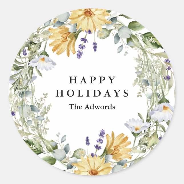 Holiday Forest Sticker (Front)