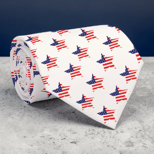 Holiday - Fourth of July American Flag Necktie