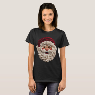 Holiday Fun - Faux Yarn Santa  T-Shirt