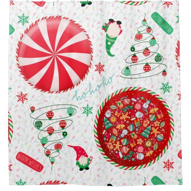 Holiday Fun Shower Curtain (Front)