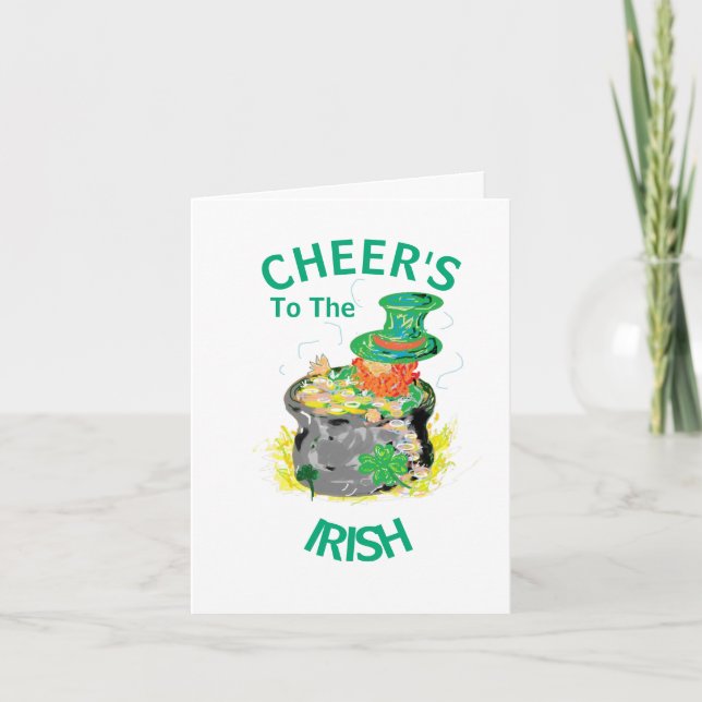 Holiday G Card : Irish Cheer's  (Front)