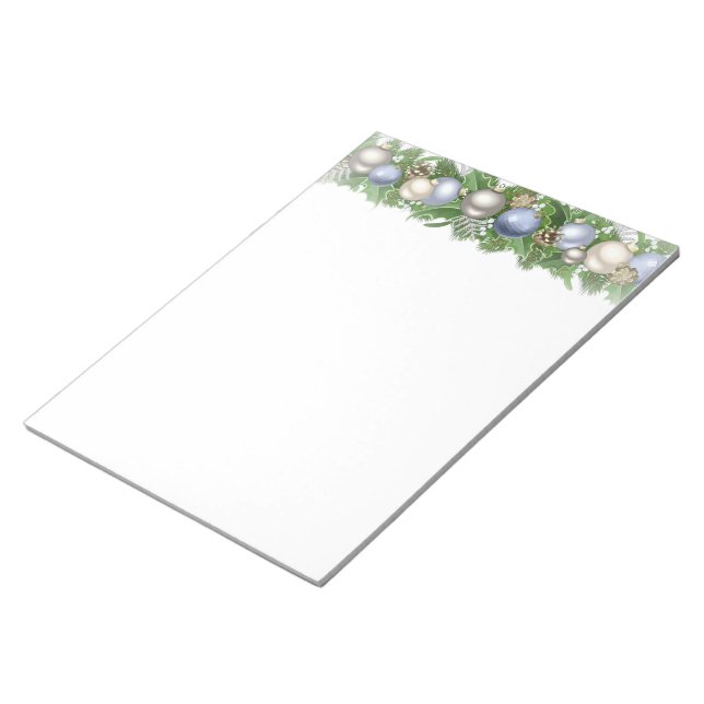 Holiday Garland Notepad (Angled)