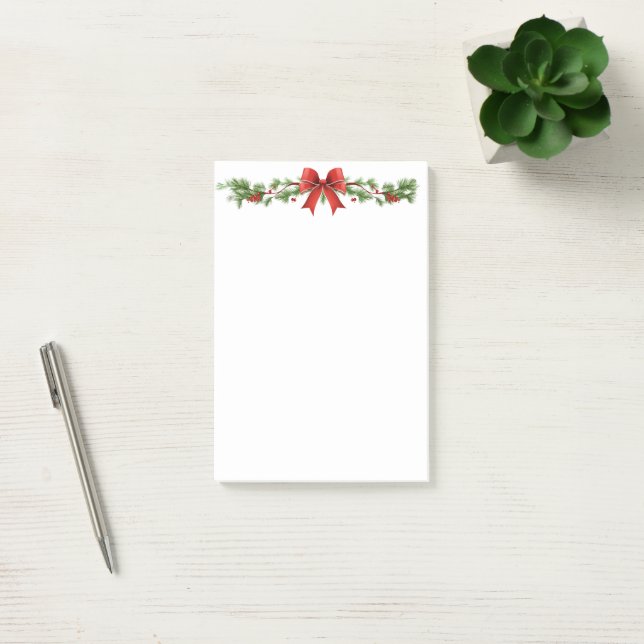 Holiday Garland Post-it Notes (Office)