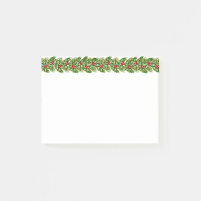 Holiday Garland  Post-it Notes (Front)