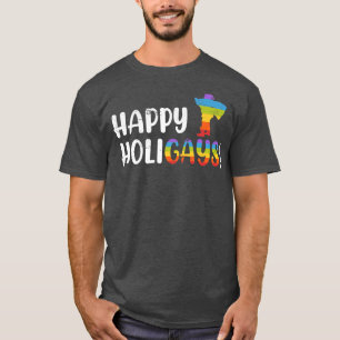 holiday gay LGBT happy holigays Gay T-Shirt